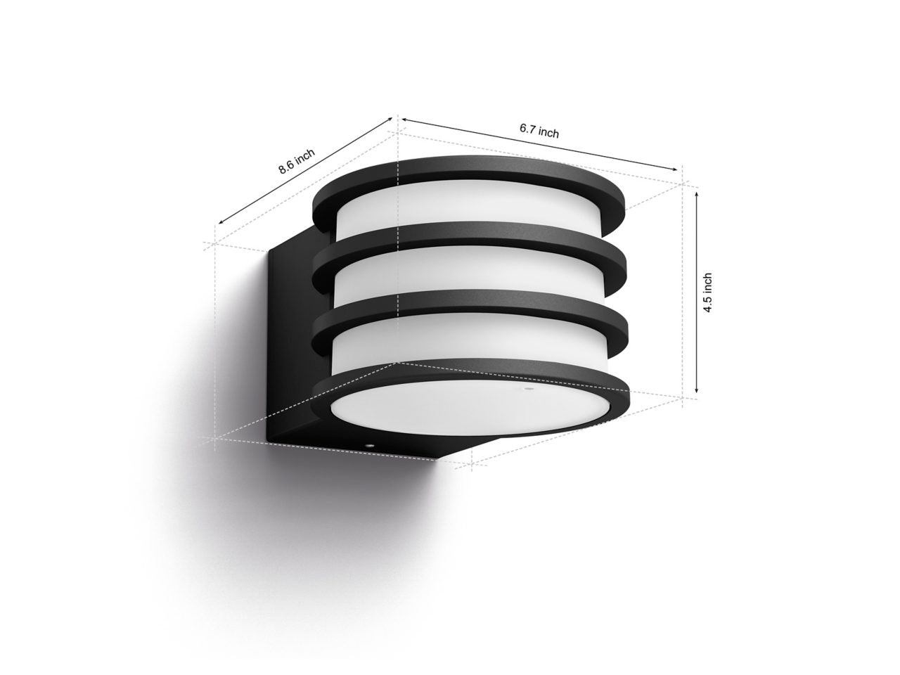 Philips HUE Lucca Outdoor Wall Light
