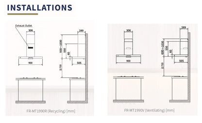 Fujioh FR-MT1990 dimensions
