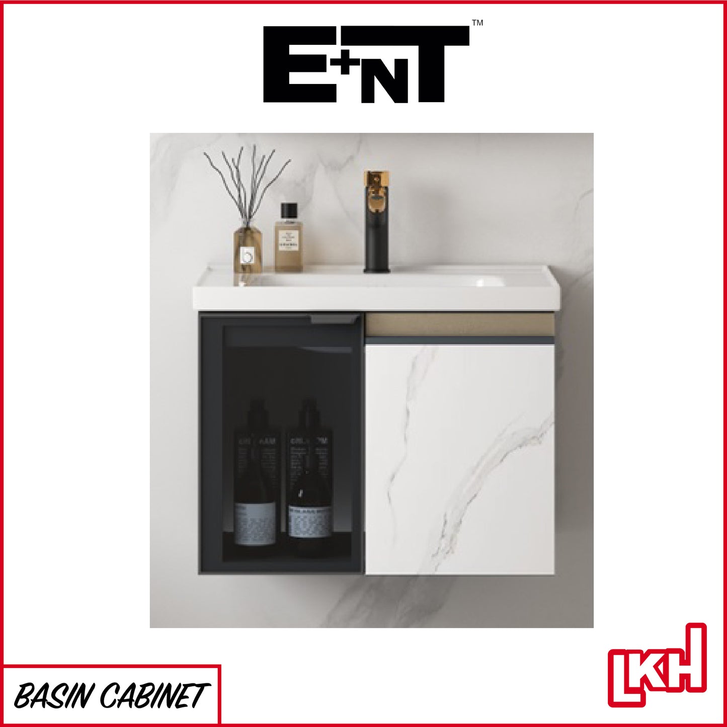 E+NT 1120-60BC Stainless Steel Basin Cabinet