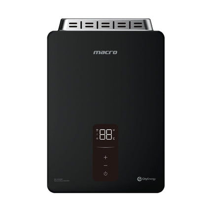 Macro Mini MA-M10WFE gas water heater, Black