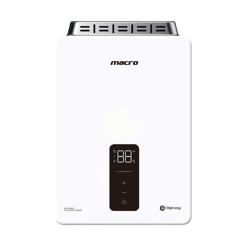 Macro Mini MA-M10WFE gas water heater, White