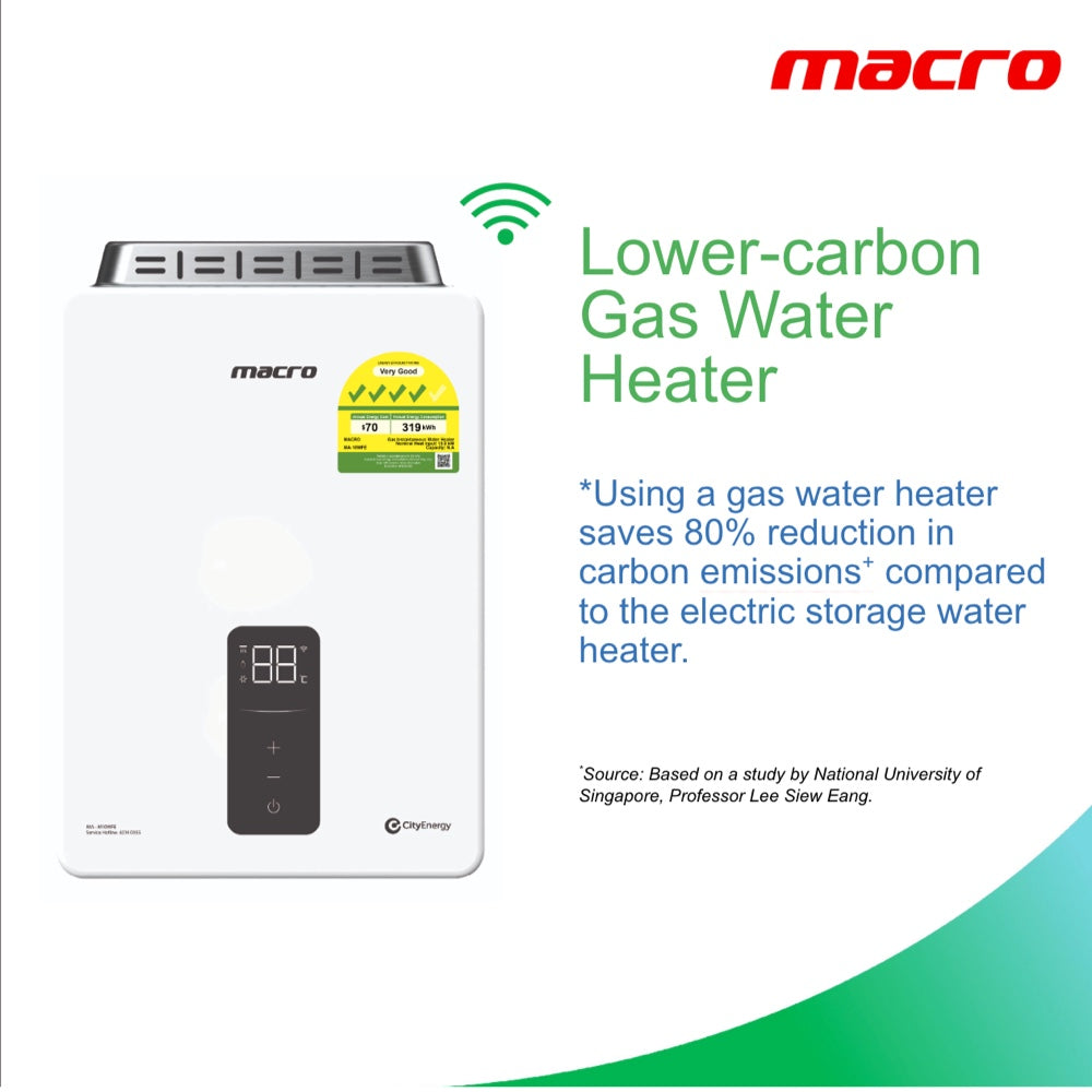 Macro Mini lower carbon gas water heater