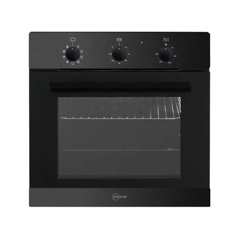 Mayer MMDO9 75L built-in oven in matte black