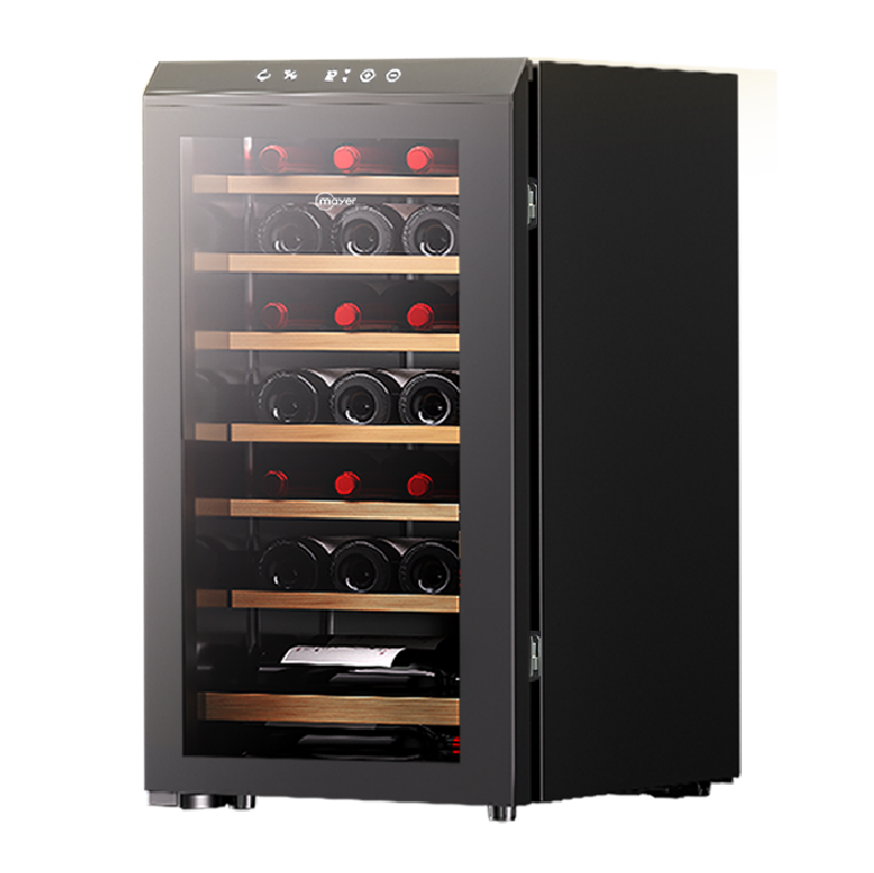 Mayer MMWC34BCS 34 bottle wine chiller, right view