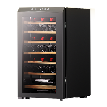 Mayer MMWC34BCS 34 bottle wine chiller, right view