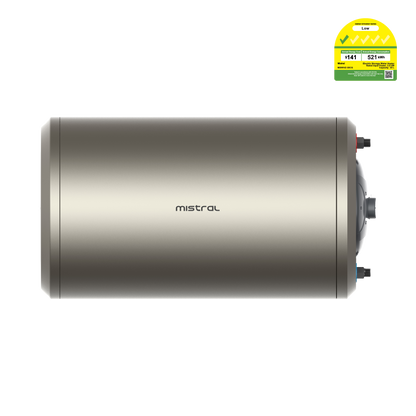 Mistral MSWHZ35CG 35L storage water heater, front view