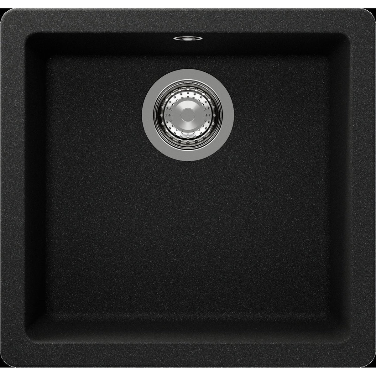 ent Signature Series Undermount Single Bowl Granite Sink #S4-U Slate Black