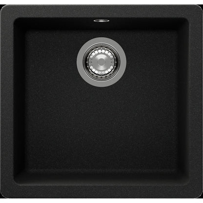 ent Signature Series Undermount Single Bowl Granite Sink #S4-U Slate Black