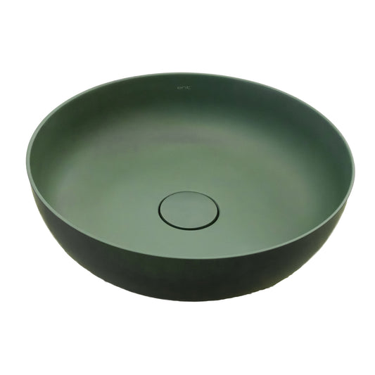 ent Signature Series Counter Top Basin #B2 Matte Chrome Green
