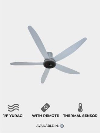KDK 60" DC Ceiling Fan w/ Remote T60AW