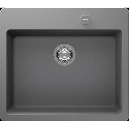 ent Signature Series Single Bowl Granite Sink #S3 Undermount Pebble Grey