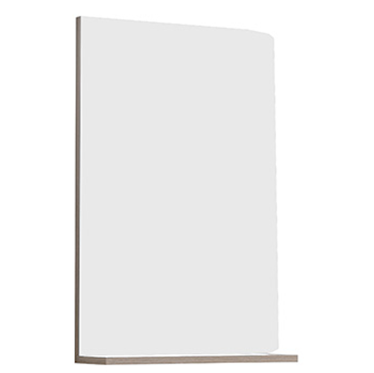 E+NT Y3870BO PVC Mirror with Shelf (Beige Oak)