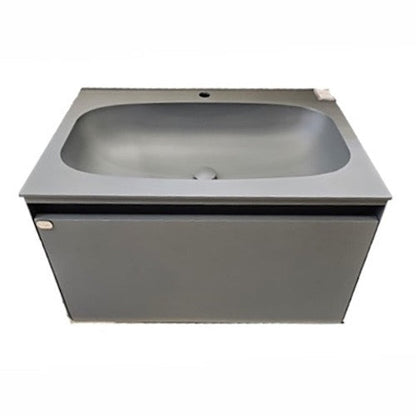 E+NT LD-3818 80cm Stainless Steel Basin Cabinet Grey