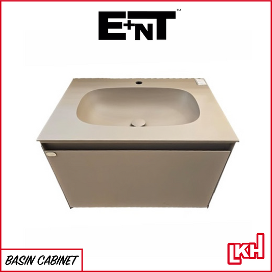 E+NT LD-3853 70cm Stainless Steel Basin Cabinet (Sand)