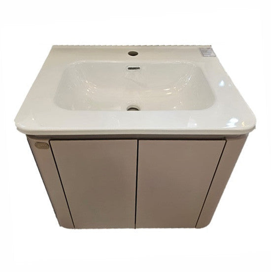 E+NT YAP6-60 60cm PVC Basin Cabinet Dark Beige Grey