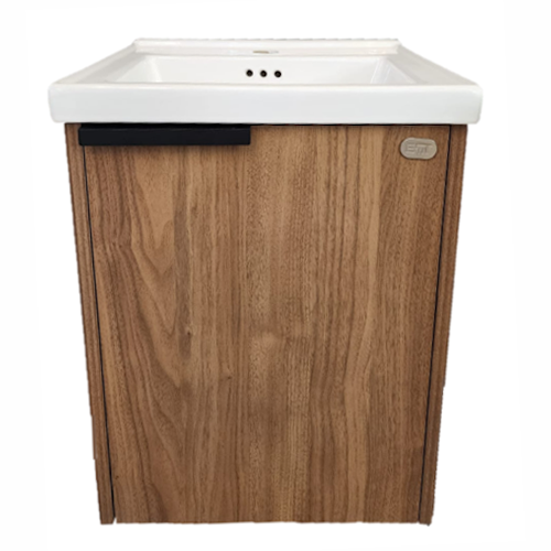 E+NT Y40BC-P.WN 40cm PVC Basin Cabinet (P.Brown Walnut)