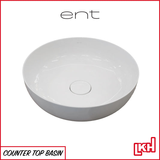 ent Signature Series Counter Top Basin #B2 Glossy White