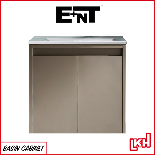 E+NT LD-6851 50cm Stainless Steel Basin Cabinet (Light Grey)