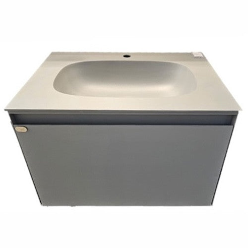E+NT LD-3853 70cm Stainless Steel Basin Cabinet Irish Grey