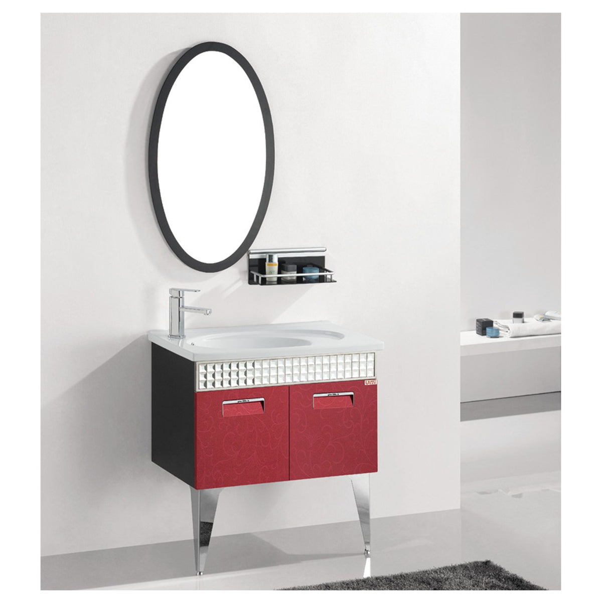E+NT 1160 75cm Basin Cabinet Set