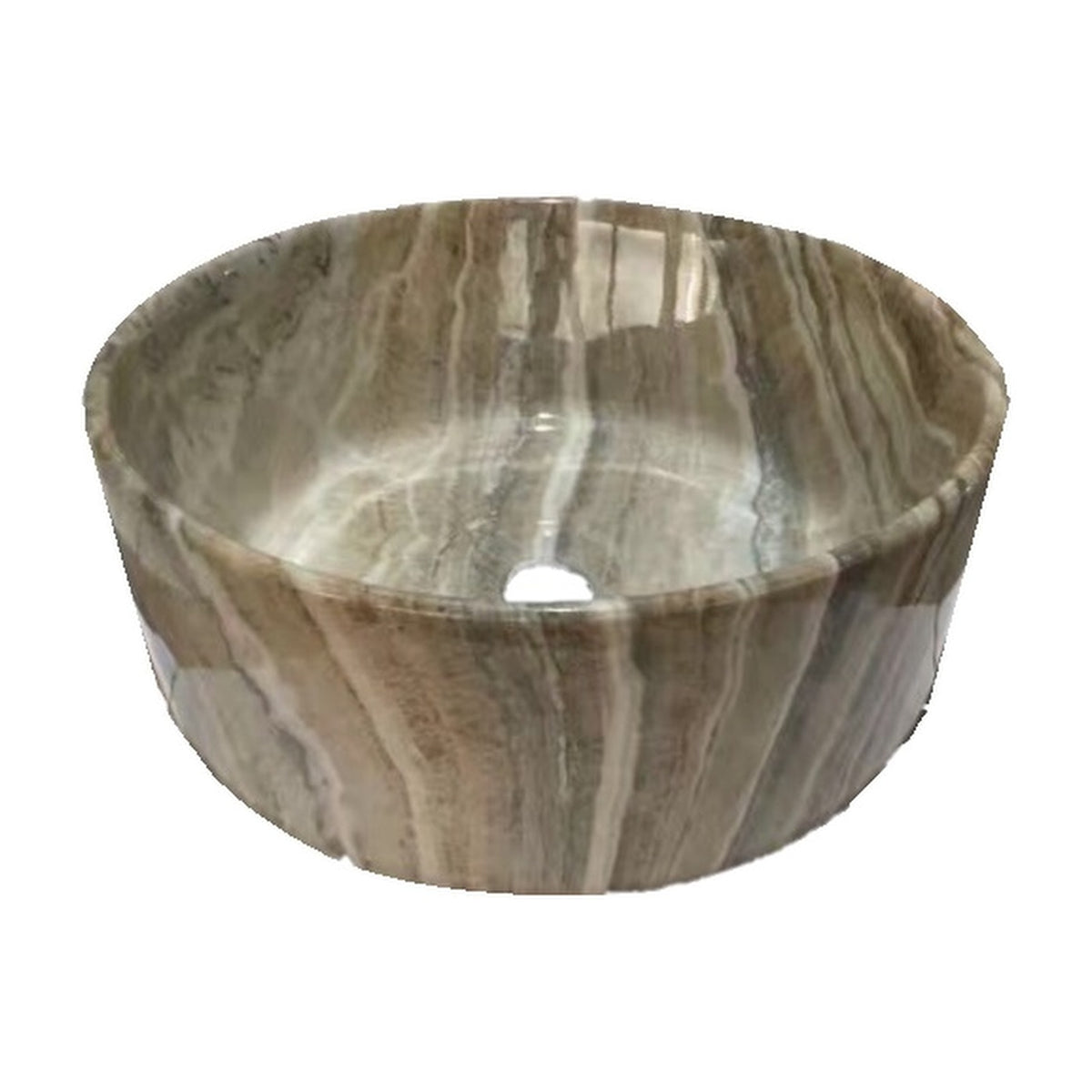 E+NT Counter Top Basin 8118, Brown Marble