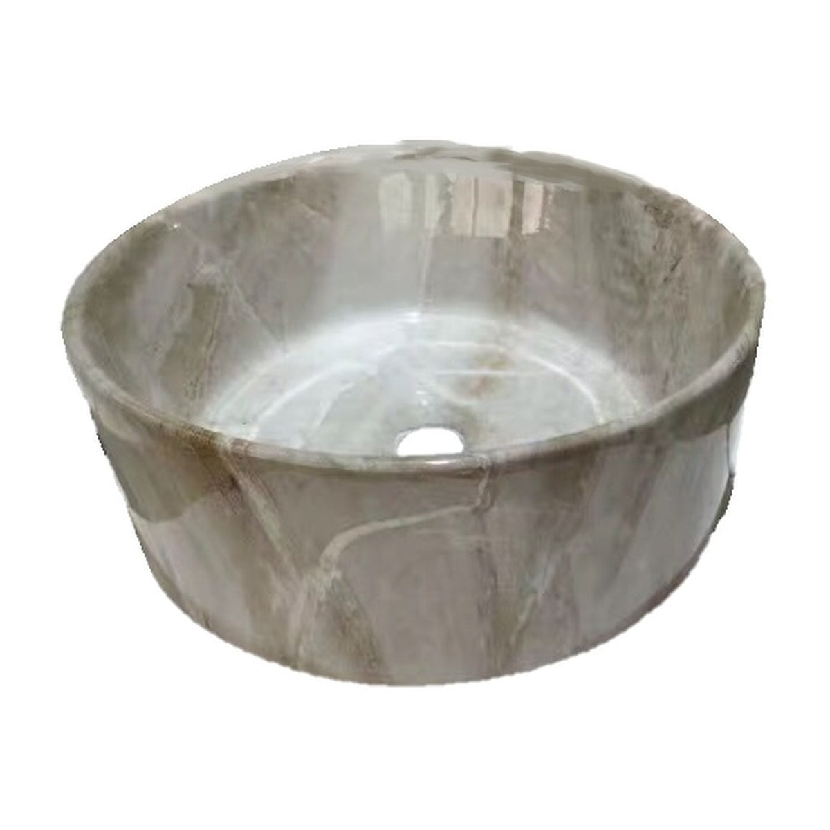 E+NT Counter Top Basin 8118, Grey Marble