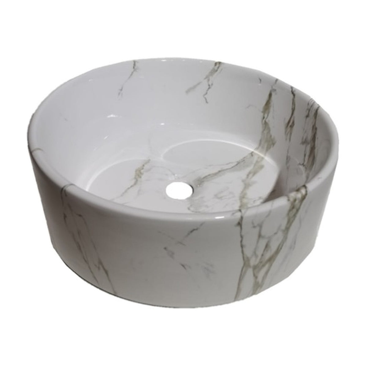 E+NT Counter Top Basin 8118, White Marble