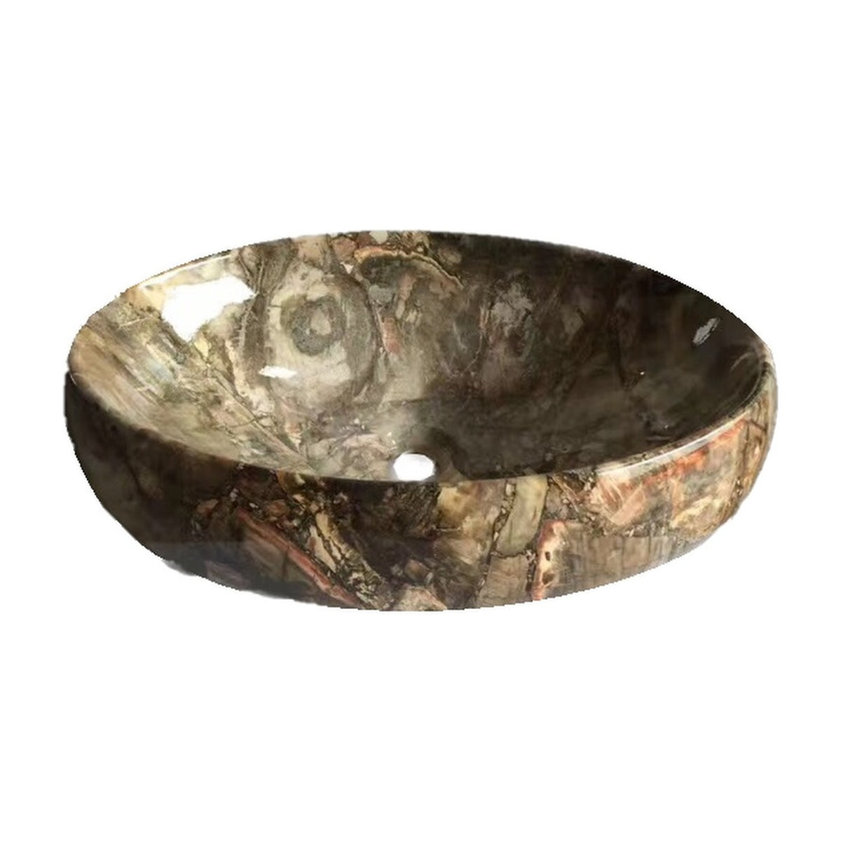 E+NT Counter Top Basin 8252B, Dark Marble
