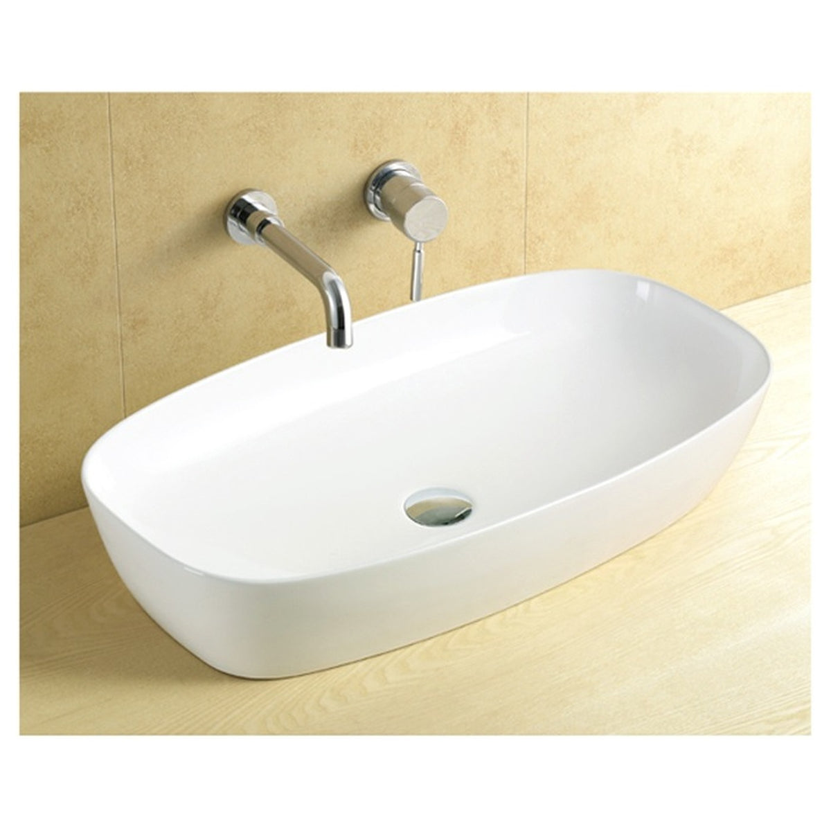 E+NT Counter Top Basin 8483A, White