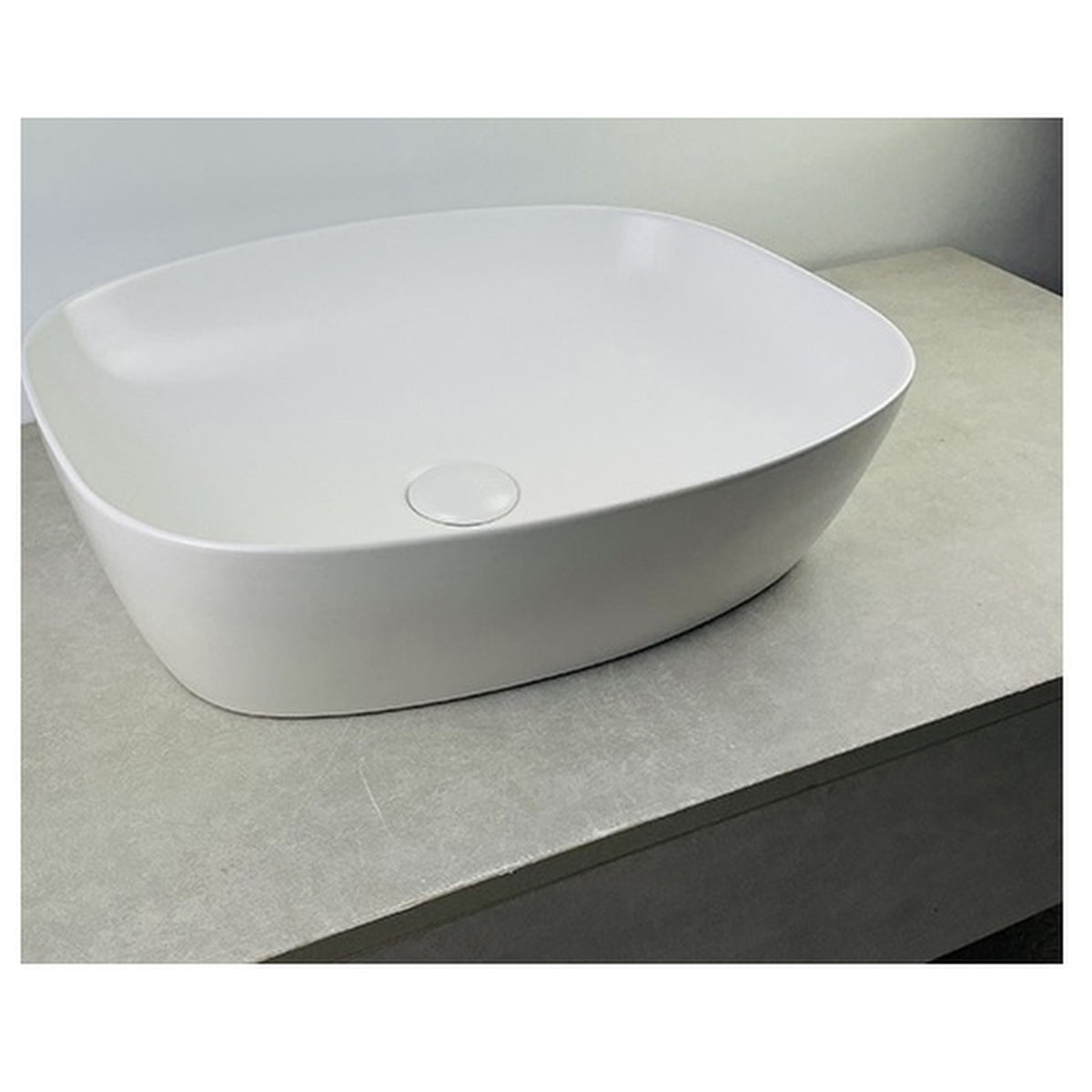 E+NT Counter Top Basin 8483B, Matt White