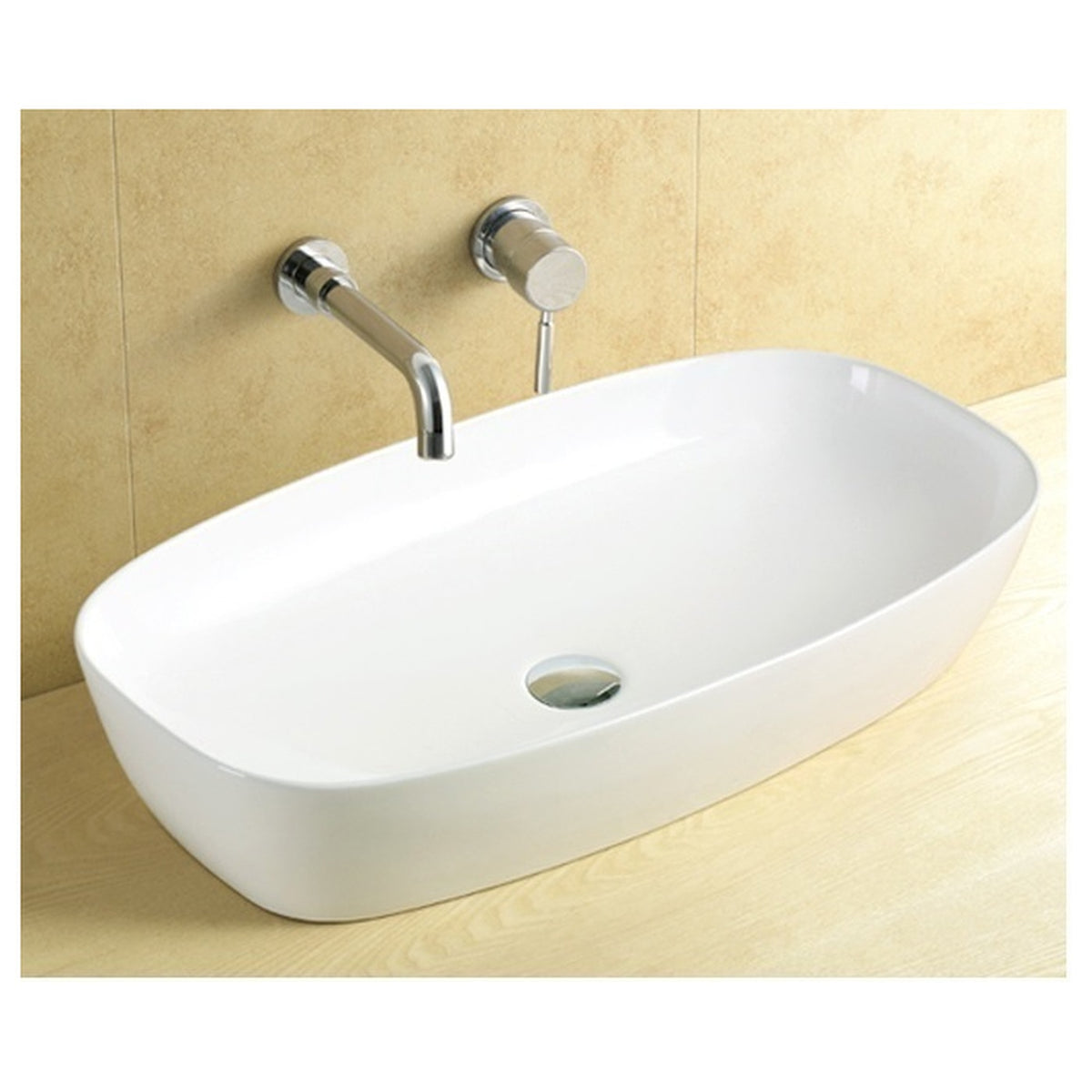 E+NT Counter Top Basin 8483B, White