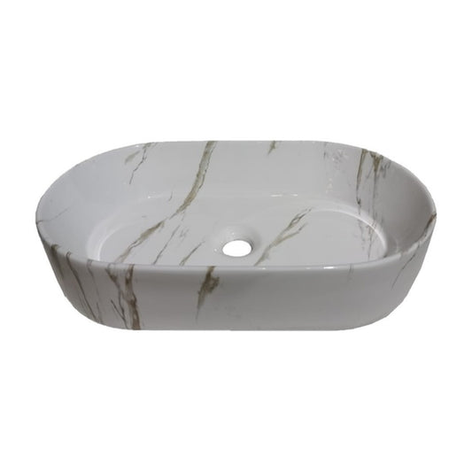 E+NT Counter Top Basin 8588, White Marble