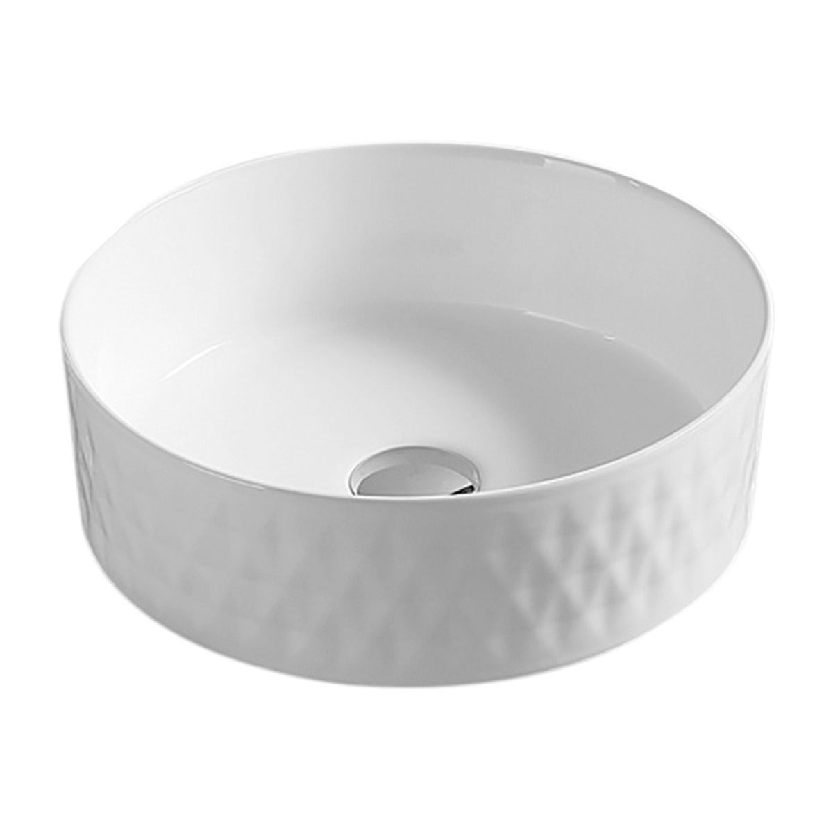 E+NT Counter Top Basin 8768, Matt White