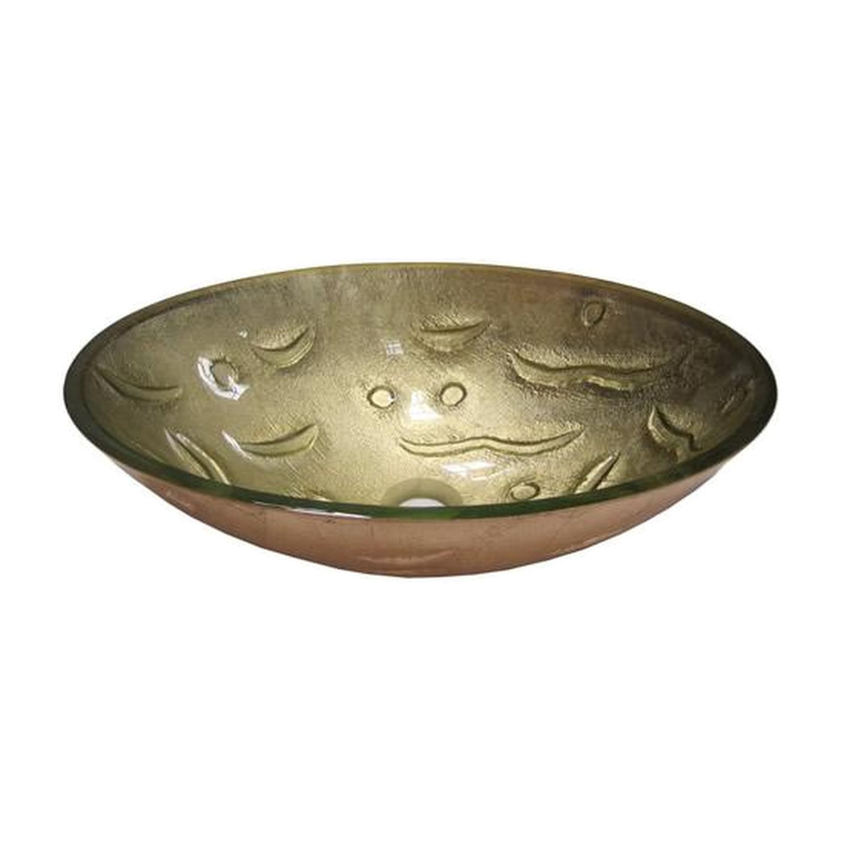 E+NT Glass Counter Top Basin GS-34LOG