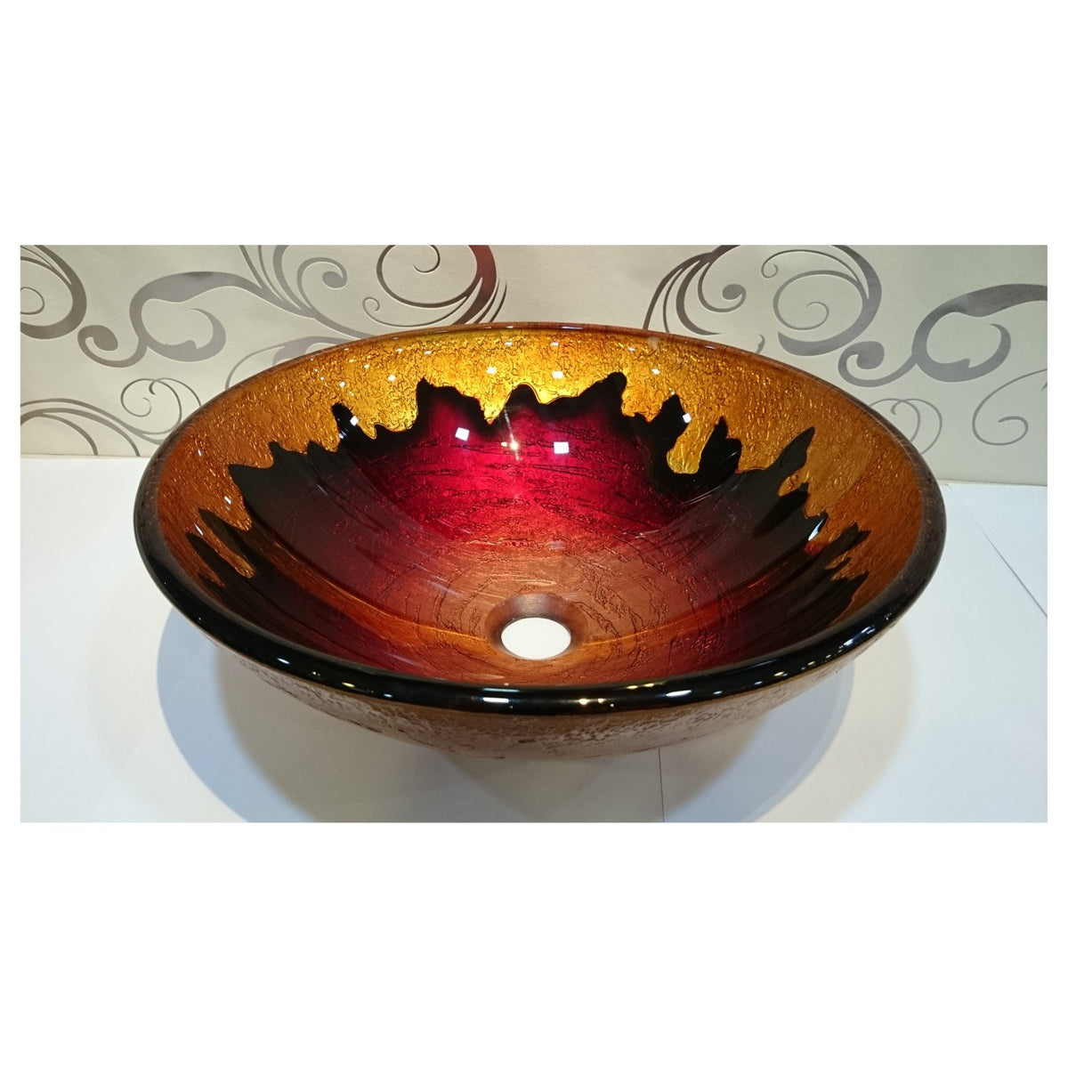 E+NT Glass Counter Top Basin YH-H355