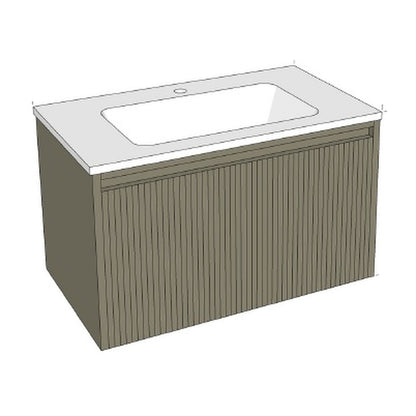 E+NT LD-9035 80cm Basin Cabinet Set