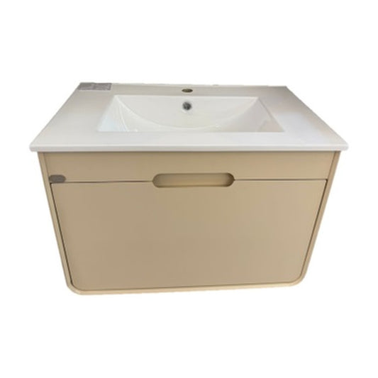 E+NT LD-9710 70cm Basin Cabinet Set, Beige