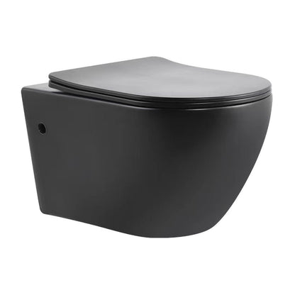 E+NT TOMI Wall Hung Toilet Bowl, Matt Dark Grey
