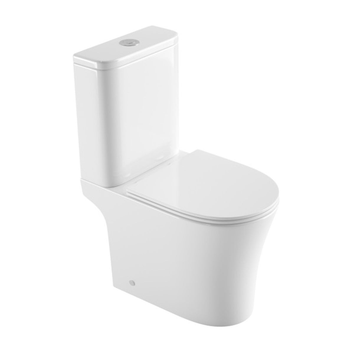 E+NT VOLGA Rimless Two Piece Toilet Bowl