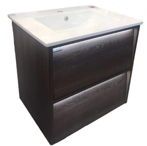 E+NT 074-600 M1121# 61cm Wood Basin Cabinet