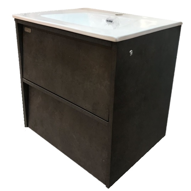 E+NT 074-600 V6436-1# 61cm Wood Basin Cabinet