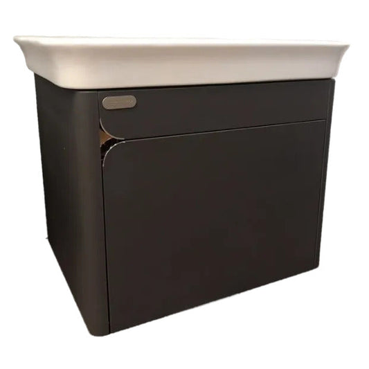 E+NT 1659 61cm Stainless Steel Basin Cabinet - Off Season Clearance Grey