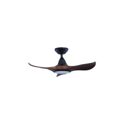 EFENZ Thurman 343 34 inch ceiling fan, Black Dutch Cocoa limited edition, downrod mount, with Samsung LED