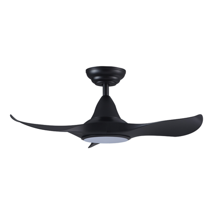 EFENZ Thurman 343 34 inch ceiling fan, Black, downrod mount, with Samsung LED