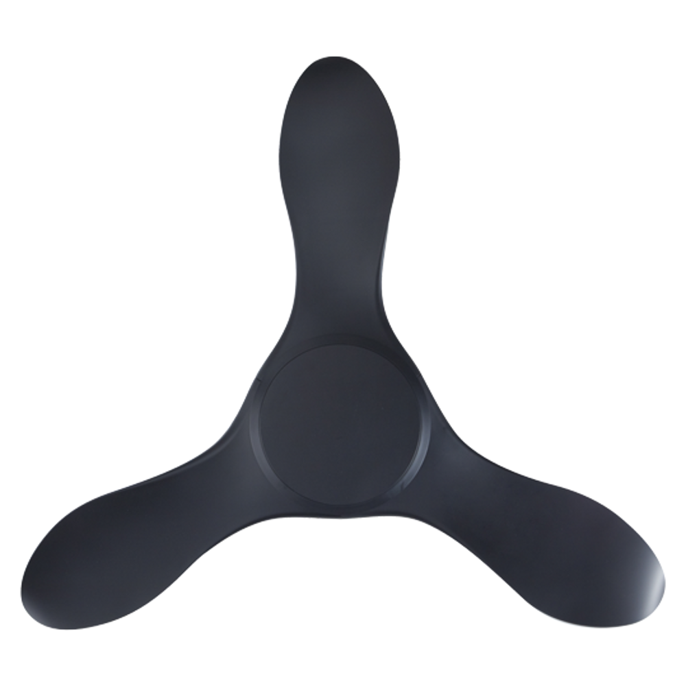 EFENZ Thurman 343 34 inch ceiling fan, Black, downrod mount, no light