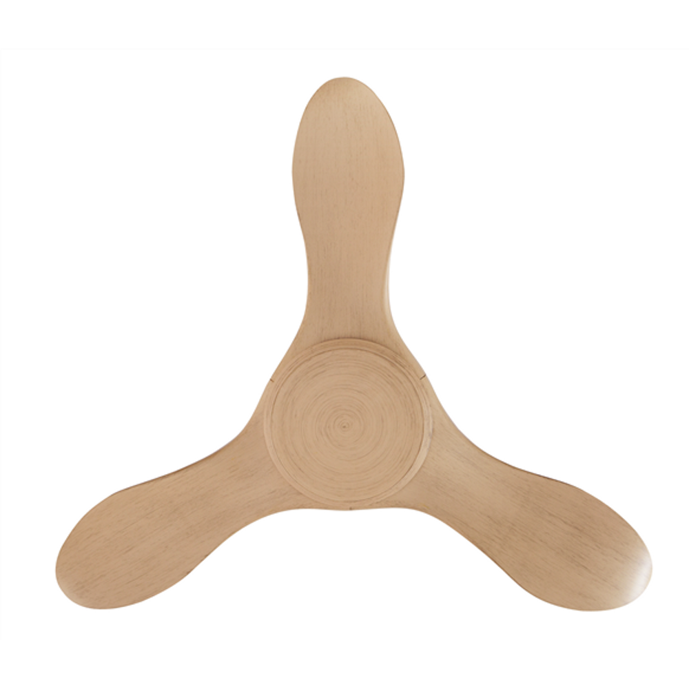 EFENZ Thurman 343 34 inch ceiling fan, Honey Maple Wood, downrod mount, no light
