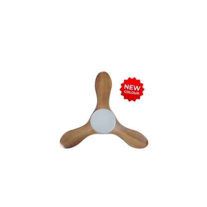 EFENZ Thurman 343 34 inch ceiling fan, White Caramel limited edition, downrod mount, no light