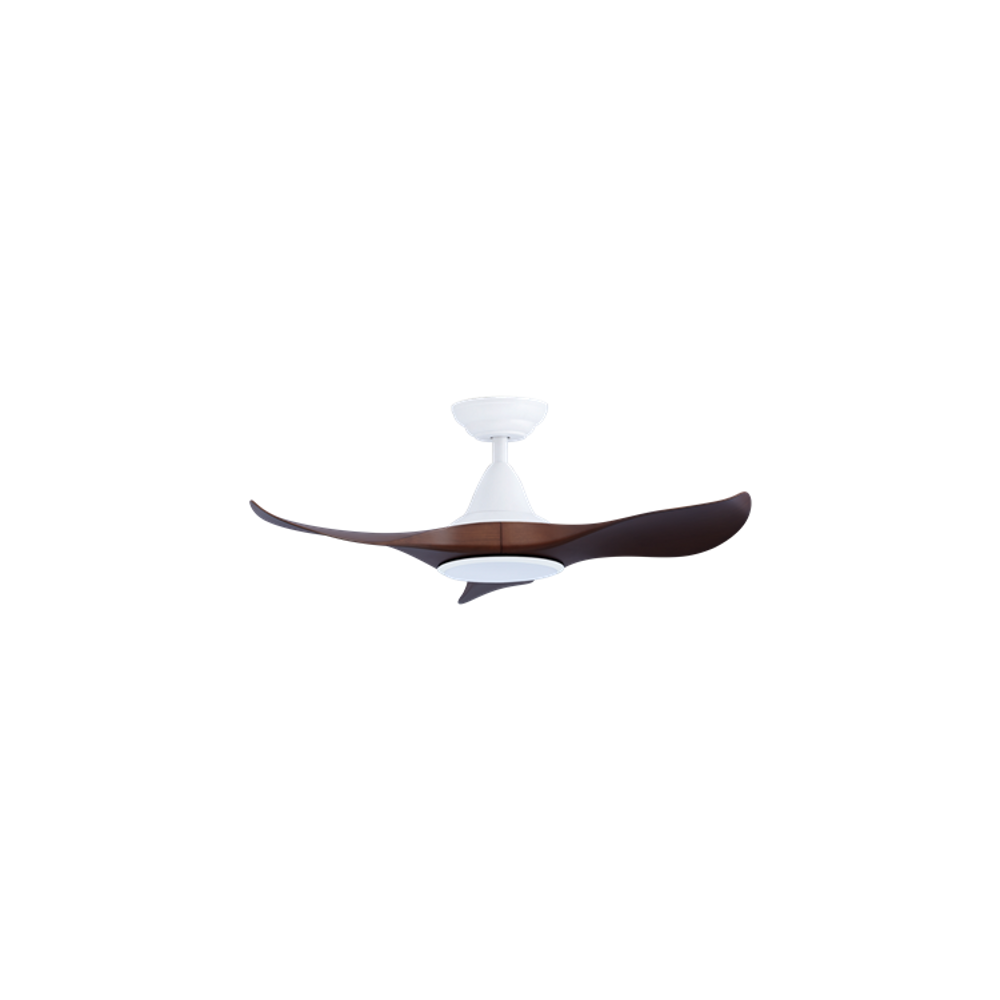 EFENZ Thurman 343 34 inch ceiling fan, White Dutch Cocoa limited edition, downrod mount, with Samsung LED