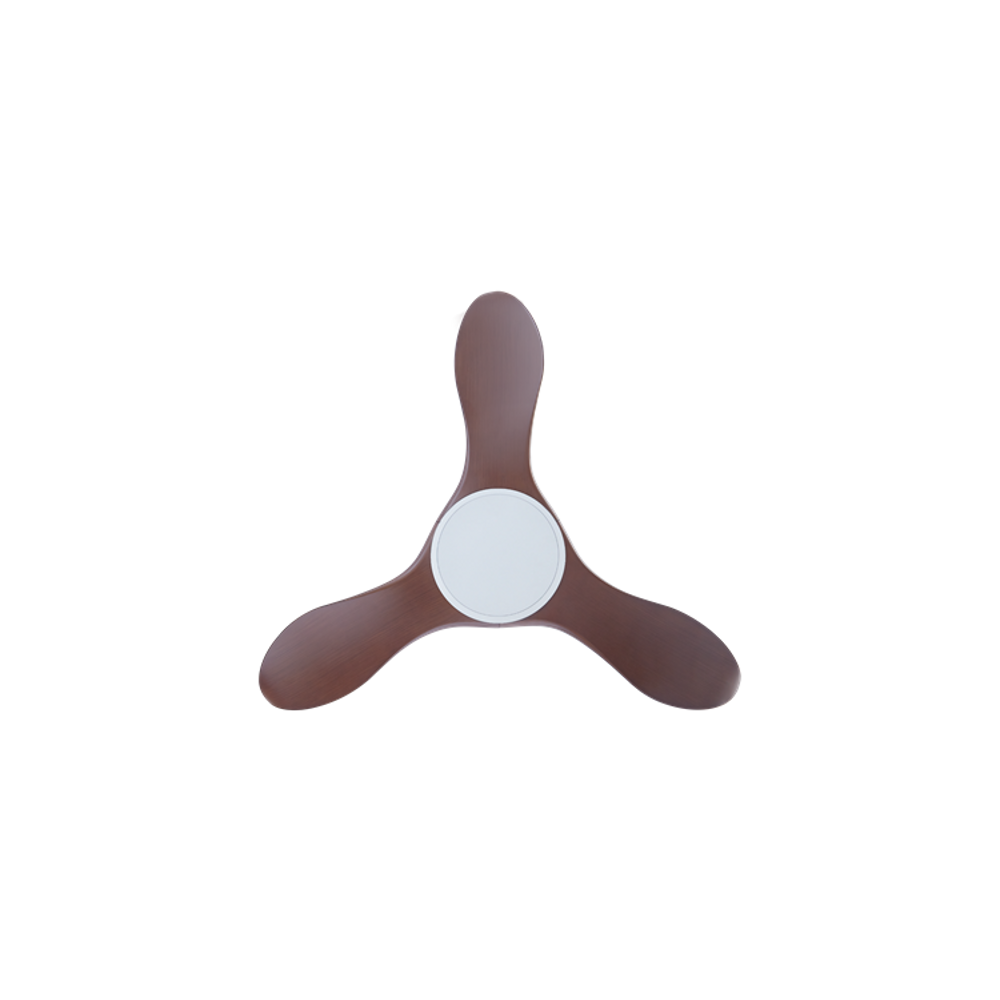 EFENZ Thurman 343 34 inch ceiling fan, White Dutch Cocoa limited edition, downrod mount, no light
