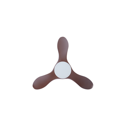 EFENZ Thurman 343 34 inch ceiling fan, White Dutch Cocoa limited edition, downrod mount, no light